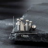 Titanium Steel Casting Crown Chain Polishing Unisex Fashionable Distinctive Earrings