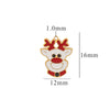Titanium Steel Christmas Badge Pendant Tag Accessories With Letters Numbers Text Electroplated