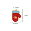 Titanium Steel Christmas Badge Pendant Tag Accessories With Letters Numbers Text Electroplated