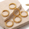 316L Stainless Steel Circle Electroplated Allmatch Women's Fashion Trendy Earrings