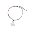 Titanium Steel Constellation Butterfly Ball Chain Bracelet For Women Electroplated Retro Style