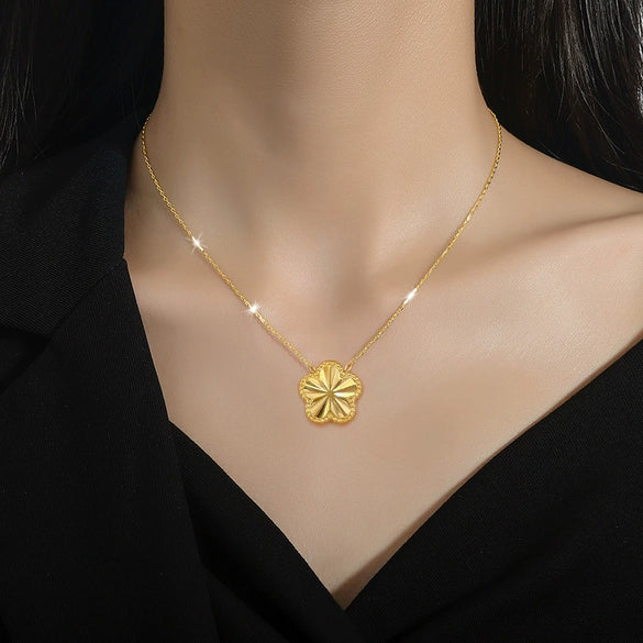Titanium Steel Constellation Gold Inlaid Chain Bracelet