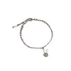 Titanium Steel Constellation Gold Inlaid Round Bead Bracelet For Women