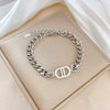 Titanium Steel Constellation Gold Inlaid Women's Bracelet