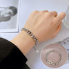 Titanium Steel Constellation Gold Inlaid Women's Bracelet
