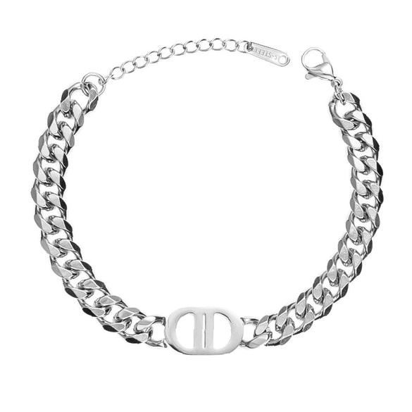 Titanium Steel Constellation Gold Inlaid Women's Bracelet