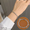 Titanium Steel Constellation Gold Inlaid Women's Hiphop Style Bracelet