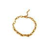 Titanium Steel Constellation Gold Inlaid Women's Hiphop Style Bracelet