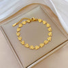 Titanium Steel Constellation Gold Inlaid Women's Retro Bracelet