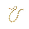 Titanium Steel Constellation Inlaid With Gold Chain Bracelet For Women