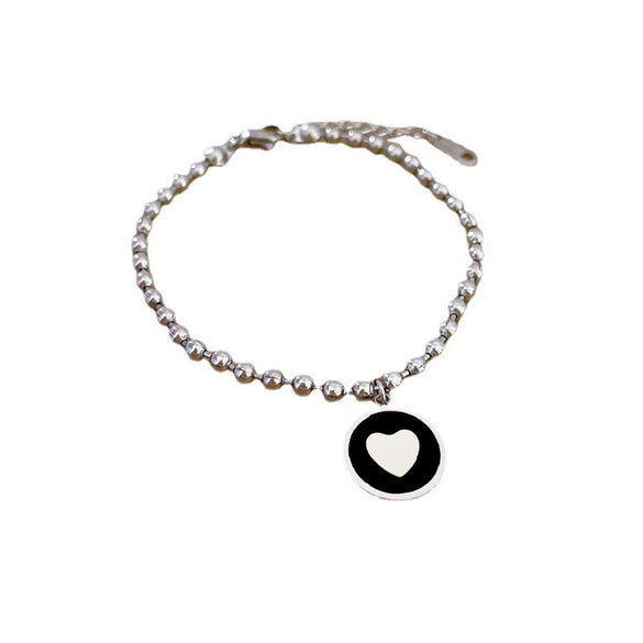 Titanium Steel Constellation Pattern Gold Inlaid Normcore Chain Bracelet Unisex