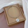 Titanium Steel Constellation Pattern Gold Inlaid Women's Fashion Bracelet