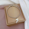 Titanium Steel Constellation Pattern Gold Inlaid Women's Fashion Bracelet