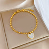 Titanium Steel Constellation Pattern Gold Inlaid Women's Fashion Bracelet