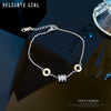 Titanium Steel Constellation Pattern Gold Inlaid Women's Fashion Bracelet