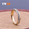 Titanium Steel Constellation Ring With Diamond Set Star Design Light Luxury Stainless Steel Jewelry For Women And Couples