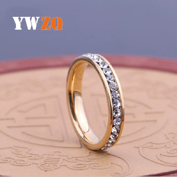 Titanium Steel Constellation Ring With Diamond Set Star Design Light Luxury Stainless Steel Jewelry For Women And Couples