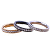 Titanium Steel Constellation Ring With Diamond Set Star Design Light Luxury Stainless Steel Jewelry For Women And Couples