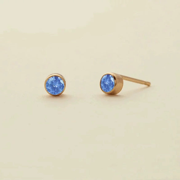 Titanium Steel Constellation Zircon Earrings