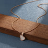 Titanium Steel Copper Gourd Geometric Style Pendant Necklace For Women With Electroplating Process