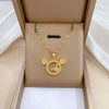 Titanium Steel Copper Microinlaid Real Gold Plating Geometric Style Unisex Necklace