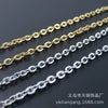 Titanium Steel Cross O Shaped Chain Necklace For Women Popular Style Polishing