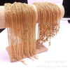Titanium Steel Cross O Shaped Chain Necklace For Women Popular Style Polishing