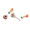 Titanium Steel Crown Pattern Electroplated Women's Ear Bone Nail