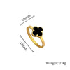 Titanium Steel Crown Pattern Minimalist Style Polished Unisex Ring