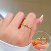 Titanium Steel Crown Pattern Minimalist Style Polished Unisex Ring