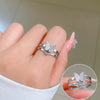 Titanium Steel Crown Pattern Minimalist Style Polished Unisex Ring