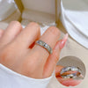 Titanium Steel Crown Pattern Minimalist Style Polished Unisex Ring