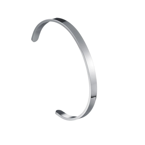 Titanium Steel Cshaped Open Bracelet Vacuum Plating Jewelry