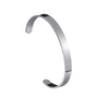 Titanium Steel Cshaped Open Bracelet Vacuum Plating Jewelry