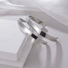 Titanium Steel Cshaped Open Bracelet Vacuum Plating Jewelry