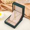 Titanium Steel Daisy Tassel Women's Necklace With Mixed Gem Inlay And Geometric Pattern Electroplated