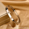 Titanium Steel Diamond Bracelet For Female Fashion Simple With Polishing
