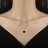 Titanium Steel Doublesided Shell Necklace Extreme Simple Style Geometric Pattern Electroplated Unisex