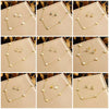 Titanium Steel Earrings And Necklaces Set Sweet Geometric Style Electroplating Treatment Irregular Round Shape For Women