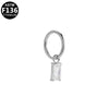 Titanium Steel Earrings With Star Shape Heart Shape Bow Pattern Electroplating Style