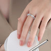 316L Stainless Steel Electroplated Gold Heart Shaped Fashion Personality Women's Ring