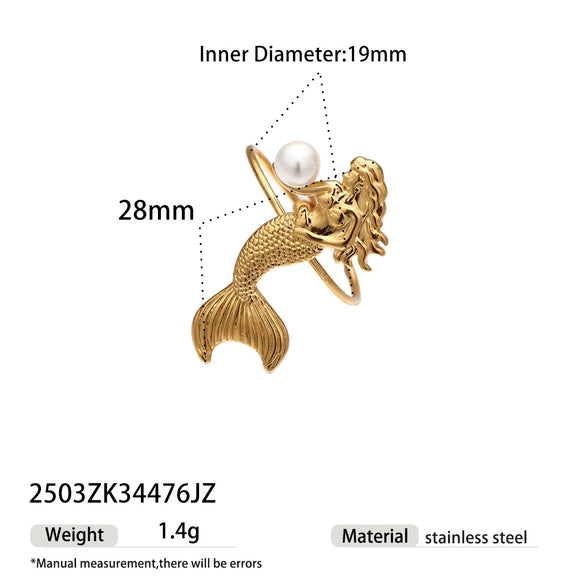 Titanium Steel Electroplated Jewelry Set For Women Including Necklace Earrings And Ring