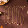 Titanium Steel Electroplated Vintage Letters Numbers Text Clavicle Necklace