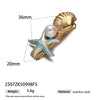 Titanium Steel Electroplated Women's Ring Hairpin Hand Ornaments Set