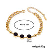 Titanium Steel Electroplated Women's Threeround Bracelet Fashionable Simple Light Luxury Jewelry