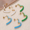 316L Stainless Steel Electroplating Elegant Explosions Women's Fashion Ear Studs
