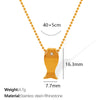 316L Stainless Steel Electroplating Women's Fashion Necklace With Diamond French Romantic Design