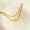 Titanium Steel Fivepointed Star Fashion Women's Jewelry Bracelet With Electroplating