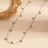 Titanium Steel Fivepointed Star Necklace For Women With Electroplating And Creative Design