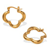 316L Stainless Steel Four Leaf Clover Women's Earrings Electroplated Fashion Style